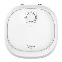 美的(Midea)暖敦敦F6.6-20CB上出水电热水器小厨宝家用6.6L迷你大水量连续出水36L搪瓷内胆一级能效速热