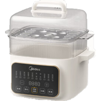 美的(Midea)电炖锅MD-DZC2501电蒸锅 炖汤盅煲汤辅食锅燕窝炖盅4.5L隔水上蒸下炖蒸煮一体多功能锅