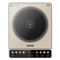 苏泊尔(SUPOR)电磁炉2200W大功率大面板双层线圈减噪一键匀猛火家用预约定时C22-IA813(配汤锅+炒锅)