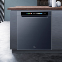 海尔(Haier)15套嵌入式双面精洗洗碗机 W600 一级水效 80℃高温蒸汽洗一体内胆变频电机智能开门速干五星级消杀