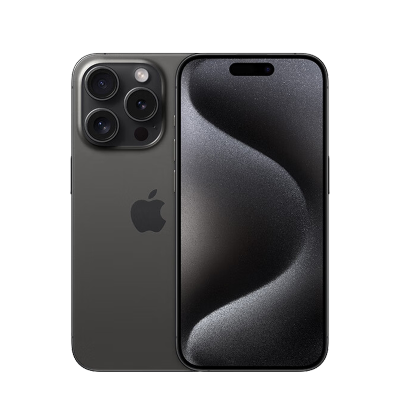 Apple iPhone 15 Pro 256GB 黑色钛金属 移动联通电信手机 5G全网通手机