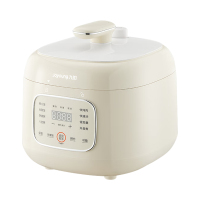 九阳(Joyoung)电压力锅电压力煲一键排气多功能菜单晶钻原釜内胆3L精致小容量Y-30H25优雅奶油白