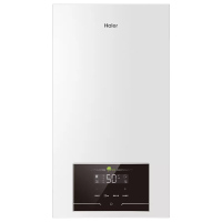 海尔(Haier)变频一级能效冷凝燃气壁挂炉20KW天然气采暖炉JN7燃气热水器板换式地暖暖气片五点恒温