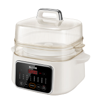 苏泊尔(SUPOR)电炖锅电炖盅一锅五胆4.3L总容量陶瓷内胆上蒸下炖燕窝隔水炖24小时预约2-5人DZ25FC859