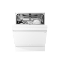 美的(Midea)万向星河X6月光白洗碗机嵌入式14套 105℃热风烘干 四星消毒 一级水效变频万向全腔洗消一体机