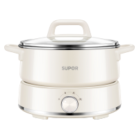 苏泊尔(SUPOR)电火锅多功能电煮火锅专用锅分体式家用电热锅3升多用途锅 H22YK855