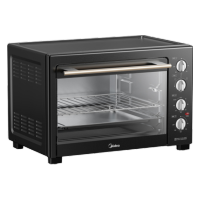 美的(Midea)40L家用大容量多功能电烤箱 独立控温/机械操控/四层烤位/多功能烘焙MG38CB-AA三代