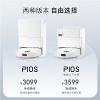 (多仓发,官方质保)(上下水版)官方石头(roborock)扫地机器人 P10S 上下水版 扫拖洗烘一体机 自动集尘热水