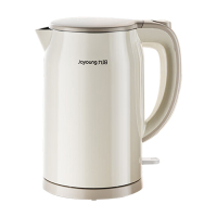 九阳(Joyoung)烧水壶热水壶电水壶1.7L 双层隔热304不锈钢 大容量家用开水壶K17FD-W160