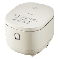 美的(Midea)电饭煲4-5人电饭锅5L银钻内胆12大菜单顶置触控屏家用煮粥微压智能电饭煲MB-AFB5041RL
