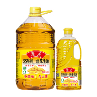 鲁花5S压榨一级花生油5.436L+900ML组合 家庭装食用油 健康好油 粮油