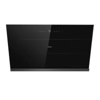 [高温蒸汽洗 烟灶联动]美的(Midea)油烟机 23m³大吸力1000Pa静压 侧吸式变频吸油烟机挥手智控JZ5