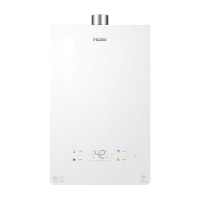 海尔(Haier)燃气热水器16升家用天然气无级变频水伺服皓月白双循环恒温密闭稳燃舱16L[恒星KL5S]