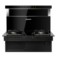 [可开专票]美大(Meida)集成灶分体式集成灶 侧吸油烟机 F1Pro(2201H)烟灶套餐液化气