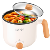 苏泊尔(SUPOR) 电煮锅 宿舍小电锅 电蒸锅 泡面小火锅 多功能电热锅 带蒸屉1.2L多用途锅 H12YK629