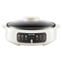 苏泊尔(SUPOR)电饼铛加深煎饺子水煎包不粘涂层多功能电热锅1400W功率JT30A818[2档火力调节]30cm烤盘