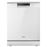 美的(Midea)RX600-W嵌入式洗碗机大容量热风烘干升降碗篮一级水效三星级消毒分层洗 RX600-W