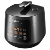 苏泊尔(SUPOR)电压力锅SY-30FC12Q家用高压锅双球釜内胆 3L电压力煲彩屏控制智能预约压力锅[精钢球釜]