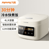 九阳(Joyoung)电饭煲家用4L电饭锅柴火饭快速饭24小时预约智能前置彩屏铜匠厚釜内胆2024新款F-40FY515