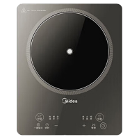 美的(Midea)电磁炉家用MC-22MB05大线圈 2200W大功率电炉 匀火加热 9档火力调节 3H定时碳灰经典面板