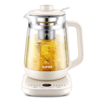 苏泊尔(SUPOR)养生壶煮茶器煮茶壶1.8L容量 保温花茶壶烧水壶玻璃面板带滤网 带炖盅 SW-18YQ39