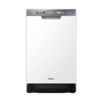 海尔(Haier)12套嵌入式洗碗机小蛮腰X3000S 45cm超窄80℃双微蒸汽洗一级水效分区洗[纯白窄嵌小户型力荐]