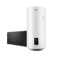 海尔(Haier)太阳能热水器家用阳台壁挂式平板100升大容量自动补水光电两用 高效集热WIFI互联无电KT6