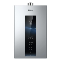 海尔(Haier)燃气热水器天然气水伺服恒温家用智能变升多重安防健康洗APP智能节能省气16L [WM5pro]