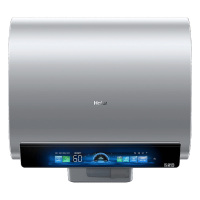 海尔(Haier)热水器小蓝瓶净水洗超薄扁桶家用电热水器3500W变频[3D MAX加热]小魔盒双胆BK7 80L