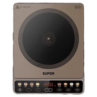 苏泊尔电磁炉电磁灶家用/商用2200W大功率大面板大线圈防辐降噪预约定时 C22-IA03[斜面大屏 配汤锅]