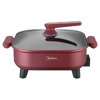 美的(Midea)电火锅 电煮锅 6.5L 大容量火锅大功率速沸多用途多功能锅一体电热不粘锅 MC-HGE3030T03