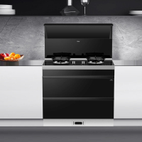 海尔(Haier)集成灶一体灶家用碗筷消毒柜一体机油烟机燃气灶天然气烟灶联动TAX 20m³深腔爆吸 5.0KW猛火爆炒