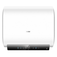 海尔热水器电热水器储水式扁桶双胆家用洗澡一级能效智慧节能上门安装BK3mini 60L 3300W 行业至短 冰雪白外观