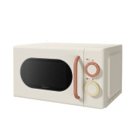 美的(Midea)M2H1 小滋味系列 微波炉变频家用小型奶油风百搭复古转盘式一级能效微波炉低频轻音20L