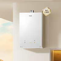 海尔(Haier)燃气热水器16升零冷感恒温系统5段微火控温无极变频水伺服密闭稳燃家用天然气热水器 KL5SFXPGU1