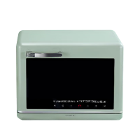 老板(Robam)[星辰系列]35L蒸烤炸一体机上下独立控温 珐琅搪瓷内胆 强力蒸小厨房家用台式柠檬青CT072A