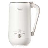 美的(Midea)豆浆机0.6L容量1-2人 小型家用免手洗破壁机料理机 多功能预约时间免煮免过滤DJ06B-AB02