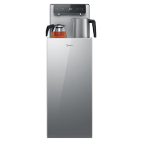 美的(Midea)茶吧机 饮水机家用 茶吧柜饮水机一体 高端客厅办公下置式 触控数显屏 YR1906S-X[钢化玻璃门]