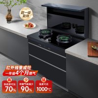 英丰集成灶红外线集成灶一体式 智能变频 节能省气猛火灶油烟机保洁柜集成灶一体机 (猛火低碳)