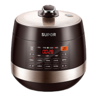 苏泊尔(SUPOR)电压力锅 SY-50YC9001Q 五升高压锅 智能触控 球釜双胆5L 开盖收汁 一键排压