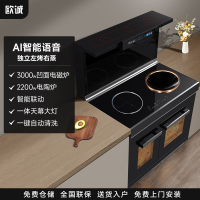 欧诚集成灶家用一体灶蒸烤一体机智能语音独立蒸烤一体巨幕大灯大吸力抽油烟机燃气灶套装厨房嵌入式M17
