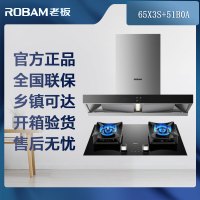 [可开专票]老板(Robam)欧式油烟机烟灶套装65X3S+51B0A