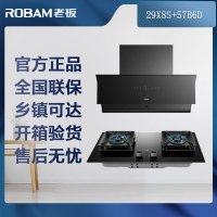 [可开专票]老板(ROBAM)油烟机燃气灶烟灶套餐两件套侧吸29X8S+57B6D