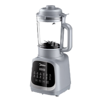 美的(Midea)破壁机 1.75L家用早餐豆浆机 免滤免煮 多功能榨汁机大功率快煮 MJ-PB40T42(不含研磨杯)