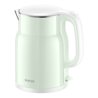 苏泊尔(SUPOR)电水壶电热水壶1.5L大容量 家用烧水壶304不锈钢 烧水壶双层防烫一体无缝内胆SW-15T01A