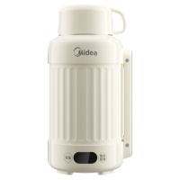 美的(Midea)电热水壶便携式烧水壶家用旅行户外大容量恒温保温杯316L不锈钢电热水杯MK-DB12X18-PRO
