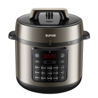 苏泊尔(SUPOR)电压力锅 8L容量压力锅 多功能智能预约高压锅带蒸格 蒸煮多用 不沾内胆 5-8人 80YC8001