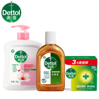 滴露洗手液家居多用途消毒液消毒水清洁抑菌香皂家庭组合