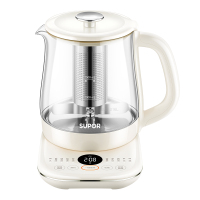 苏泊尔(SUPOR)养生壶1.5L煮茶器 316L不锈钢电水壶恒温烧水壶花茶壶保温 自动搅拌熬煮 SW-15YQ56