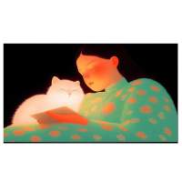 [官仓直发]Vidda电视 75V7Q 75英寸 29.9mm超薄 极黑低反屏